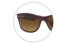 Lade das Bild in den Galerie-Viewer, Ersatzgläserpaar der RB2132-619285x52_55x-light-brown-gradient-dark-brown