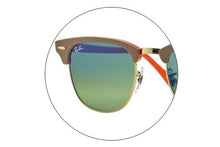 Lade das Bild in den Galerie-Viewer, Ersatzgläserpaar der RB3016-110116X49_51X-green-mirror-blue-gradient