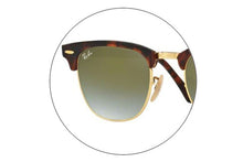 Lade das Bild in den Galerie-Viewer, Ersatzgläserpaar der RB3016-990-9JX49_51X-green-flash-gradient