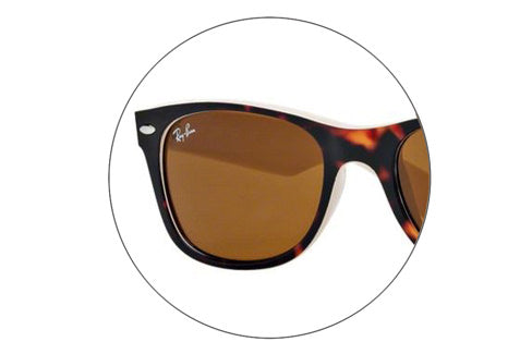 Ersatzgläserpaar der RB2132-6012x52_55x-crystal-brown