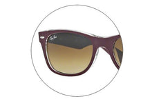 Lade das Bild in den Galerie-Viewer, Ersatzgläserpaar der RB2132-605485x52_55x-brown-gradient
